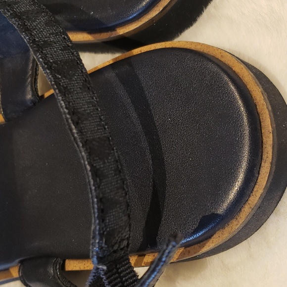 Michael kors 10 flip flop sandals 10navy blue - Picture 5 of 7